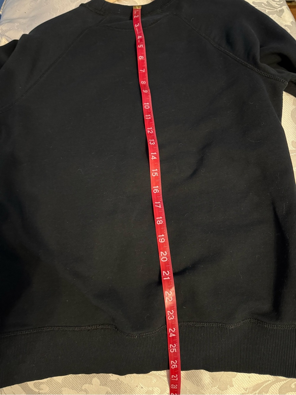 Club Monaco Heritage Black with white 1985 Crest Sweatshirt, SZ Small - Picture 9 of 9